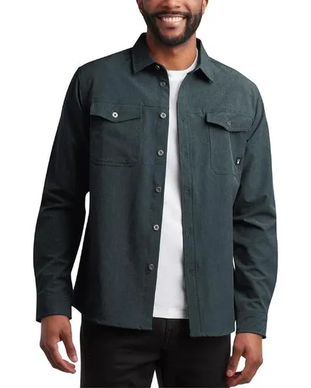 스파이더 남성용 긴소매 버튼 다운 셔츠