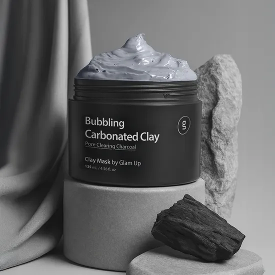 글램업 모공 정화 숯 버블링 클레이 마스크 135ML 1개