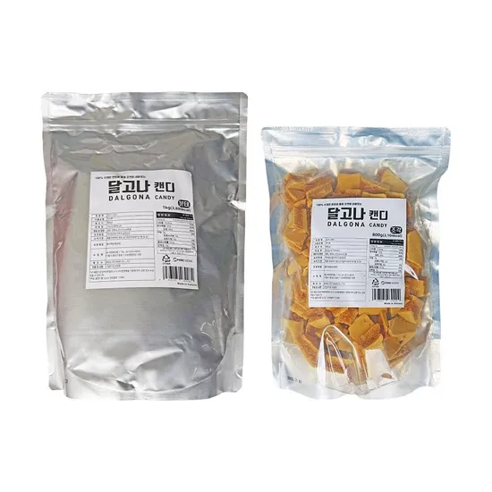 수제 달고나 캔디 2종 조각 800g 분태 1kg