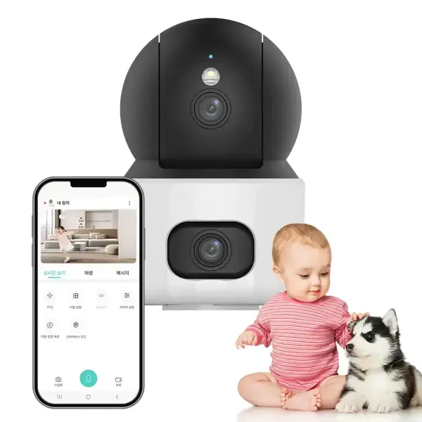 현대HT 무선 듀얼 홈캠 가정용