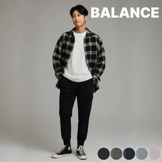 탑텐 밸런스 카고 조거 팬츠