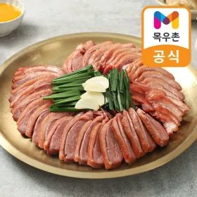 목우촌 허브갈릭 훈제오리 슬라이스 210g x 8팩 + 소스 4봉