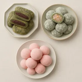 쫀득달콤 전통 호박 인절미/두텁떡 외 총 9종 찹쌀떡/수수경단/쑥떡