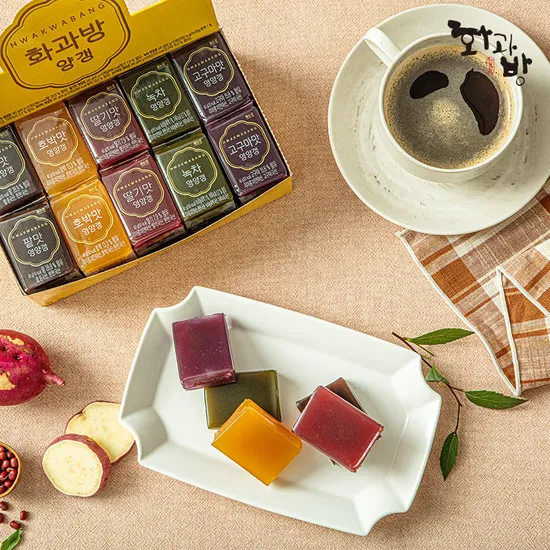 화과방 큐빅양갱 40g x 30개입 쇼핑백