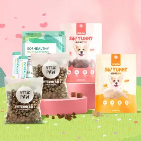 비타파우 강아지 반려견 사료 간식 유산균 샘플 5종