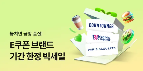 E쿠폰 BIG 세일 외 다양