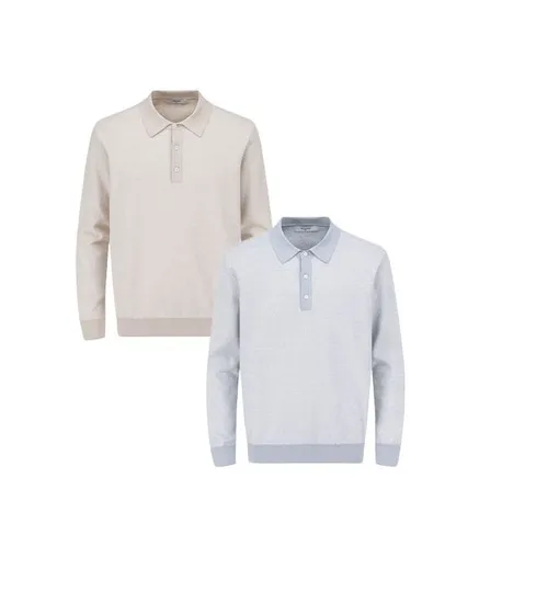 25SS 캐시미어 혼방 투톤 시보리 카라티 2개