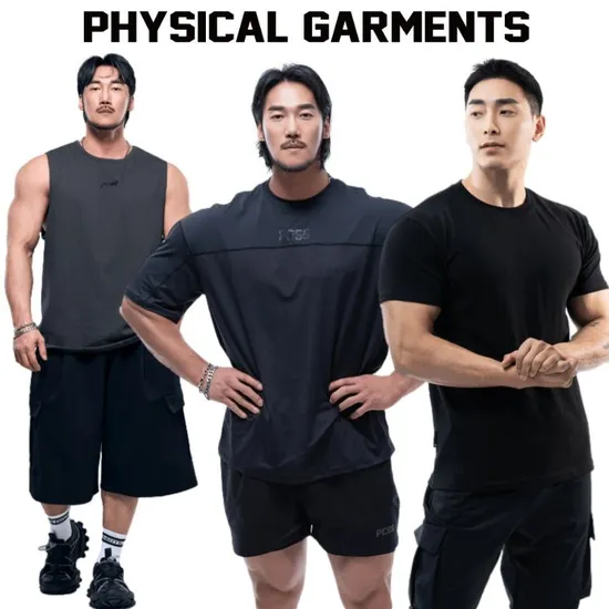 피지컬가먼츠 코튼메쉬 머슬핏반팔 1개