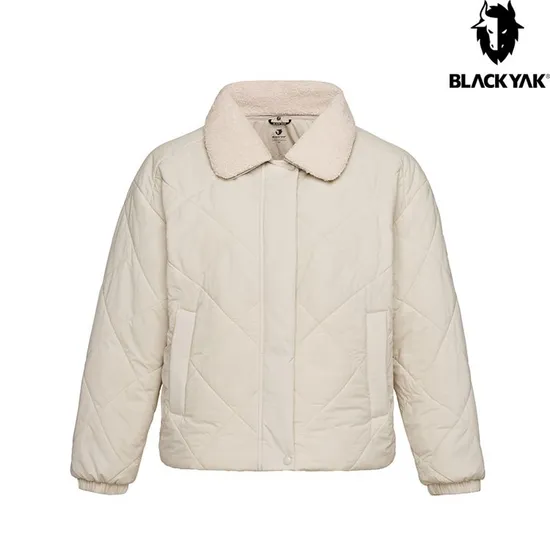 블랙야크 여성 퍼카라 퀼팅 패딩자켓 90