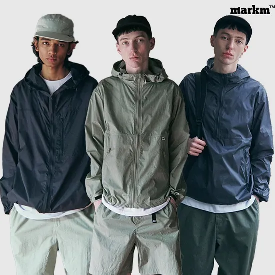 립스톱 집업 윈드브레이커