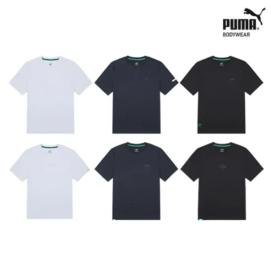 푸마 백메쉬 티셔츠 6장