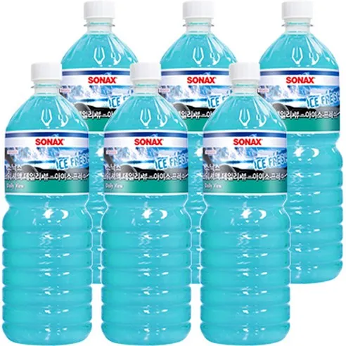 소낙스 워셔액 아이스프레쉬 6개