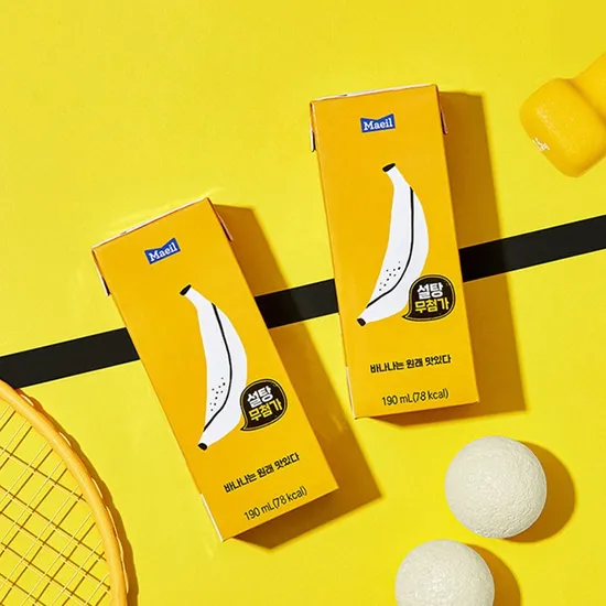 매일유업 바나나는 원래 맛있다 설탕무첨가 190ml 24팩