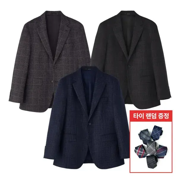 맨잇슈트 순모 울100 체크 블레이저(타이증정) (48,30원/무료)2