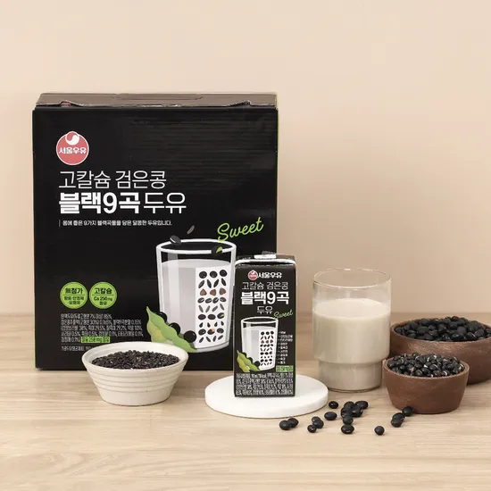 서울우유 고칼슘 검은공 블랙9곡 두유 190ml 32팩