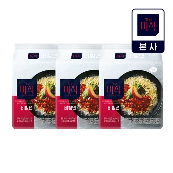 더미식 비빔면 138g x 12봉