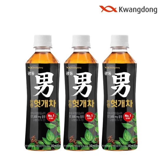 광동 진한 헛개차 340ml 24개입