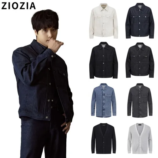 지오지아 25SS 데님자켓, 가디건 4종