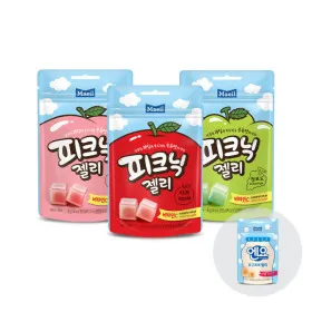 피크닉 젤리 사과 45g 8개 청포도 8개 복숭아 8개 엔요젤리 1개 총 25개