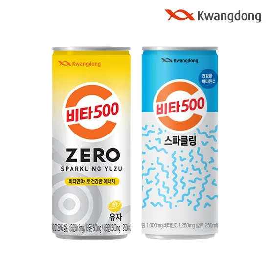 비타500 제로 유자스파클링 250ml 24캔