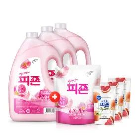 피죤 섬유유연제 3100ml x 3개 + 2300ml 증정 + 보타닉 200ml x 3개