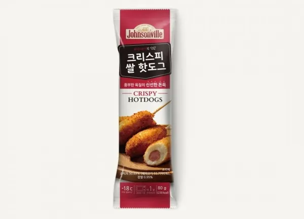 쟌슨빌 크리스피 핫도그 80g 0팩