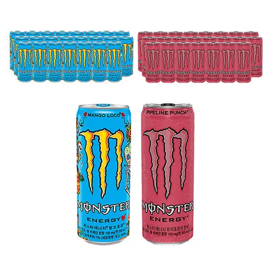 몬스터 에너지 망고로코 355ml 24개 몬스터 에너지 파이프라인펀치 355ml 24개