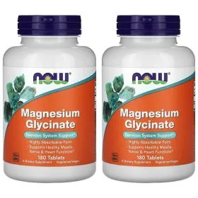 나우푸드 마그네슘 글리시네이트 2개 80정