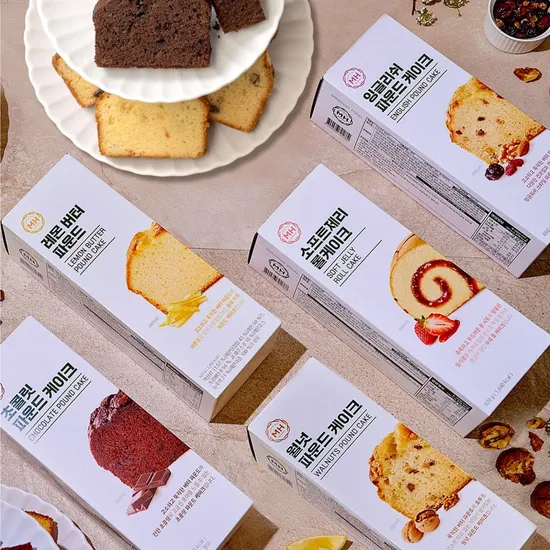 신세계푸드 밀크앤허니 롤케이크 파운드케익 4종 1+1 외