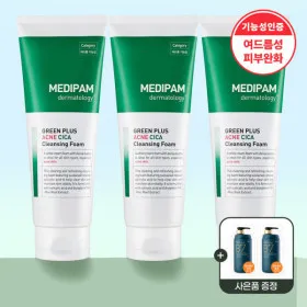 메디팜 아크네 진정 시카 클렌징폼 20ml 3개