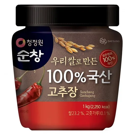 청정원 우리쌀 100% 고추장 1kg