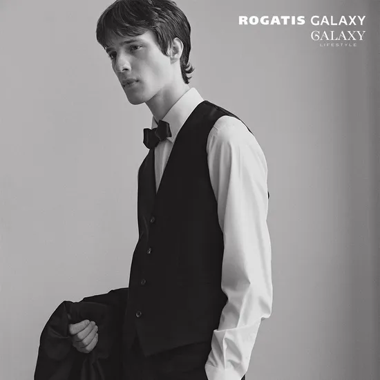 로가디스 선염 미니 체크 레귤러 핏 셔츠