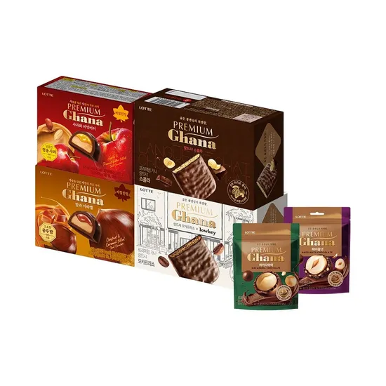 롯데 프리미엄 가나 6종 외 다양 6개