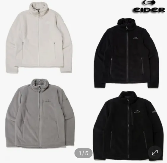 아이더 블랑 플리스 자켓