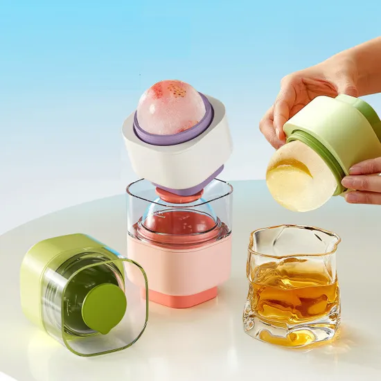 하이볼스톤 원터치 빅아이스볼 메이커 위스키 하이볼 4개세트