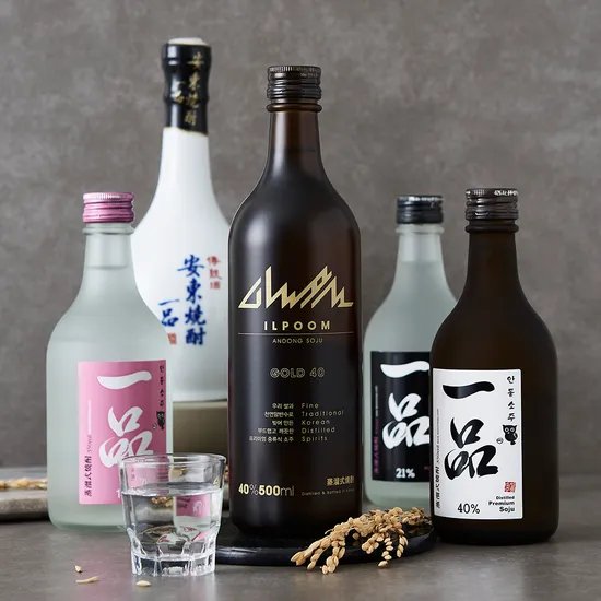 안동소주 일품 40도 50ml*8병