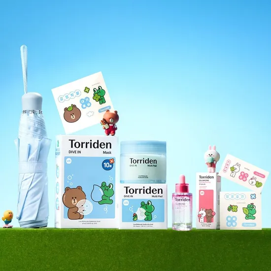 토리든 라인프렌즈 3종 스킨케어 풀세트 다이브인 마스크 10매 멀티패드 80매 셀메이징 앰플 30ml 외 다양