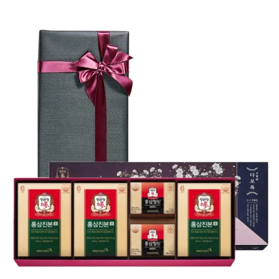 정관장 다보록 감사휘편 홍삼진본 5포, 홍삼정환 2.6g 2개