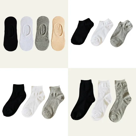 국산 면 무지 양말 10켤레