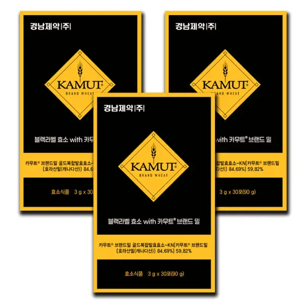 경남제약 블랙라벨 카무트효소 3개월분