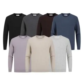 에디션 캐시미어 블렌디드 라운드 니트