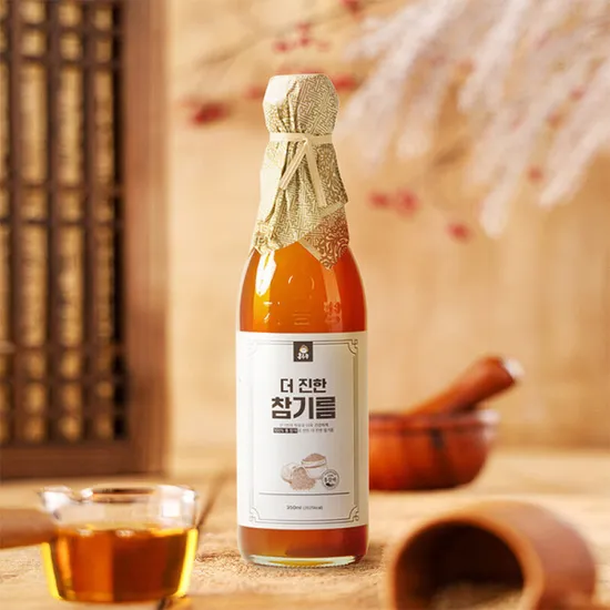 저온압착 더진한 참기름 350ml + 350ml