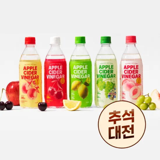 애사비소다 사과+체리 500ml 48개입