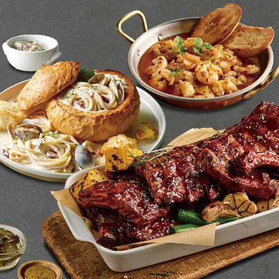 애슐리 시그니처 홈파티 세트 바비큐폭립 원팩감바스 빠네파스타