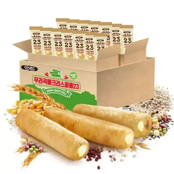 우리곡물23 크리스피롤 660g 2개