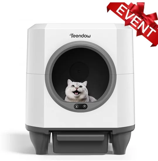 Teendow 스마트 자동 고양이 화장실