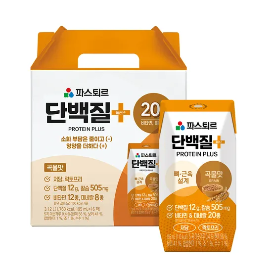 파스퇴르 단백질 플러스 195ML 48입