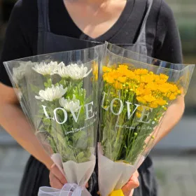 국화 생화 반단