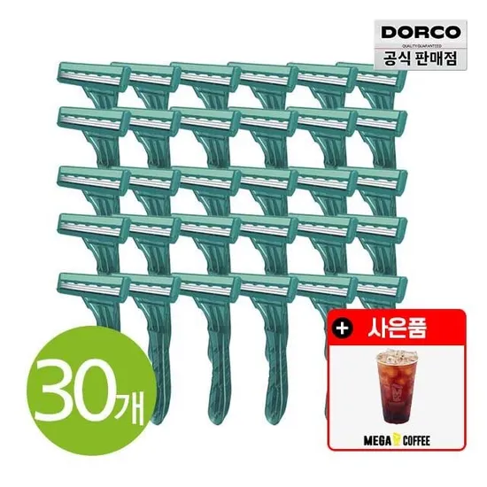 도루코 터치3 일회용 면도기 30개