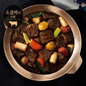 본죽 5분완성 뼈없는 소갈비찜 700g 간장맛/매운맛 1+1팩